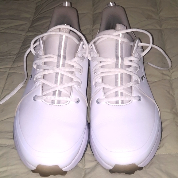 Puma Men's Grip Fusion Pro 3.0 White Golf Shoes. Sz 9.5 - Picture 2 of 7